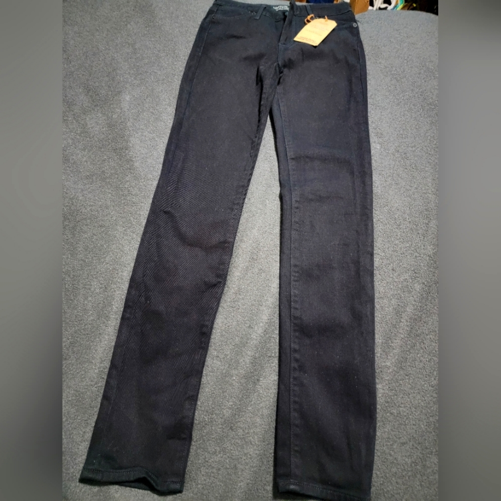 Lucky Brand Hayden Skinny Size 0/25 Black